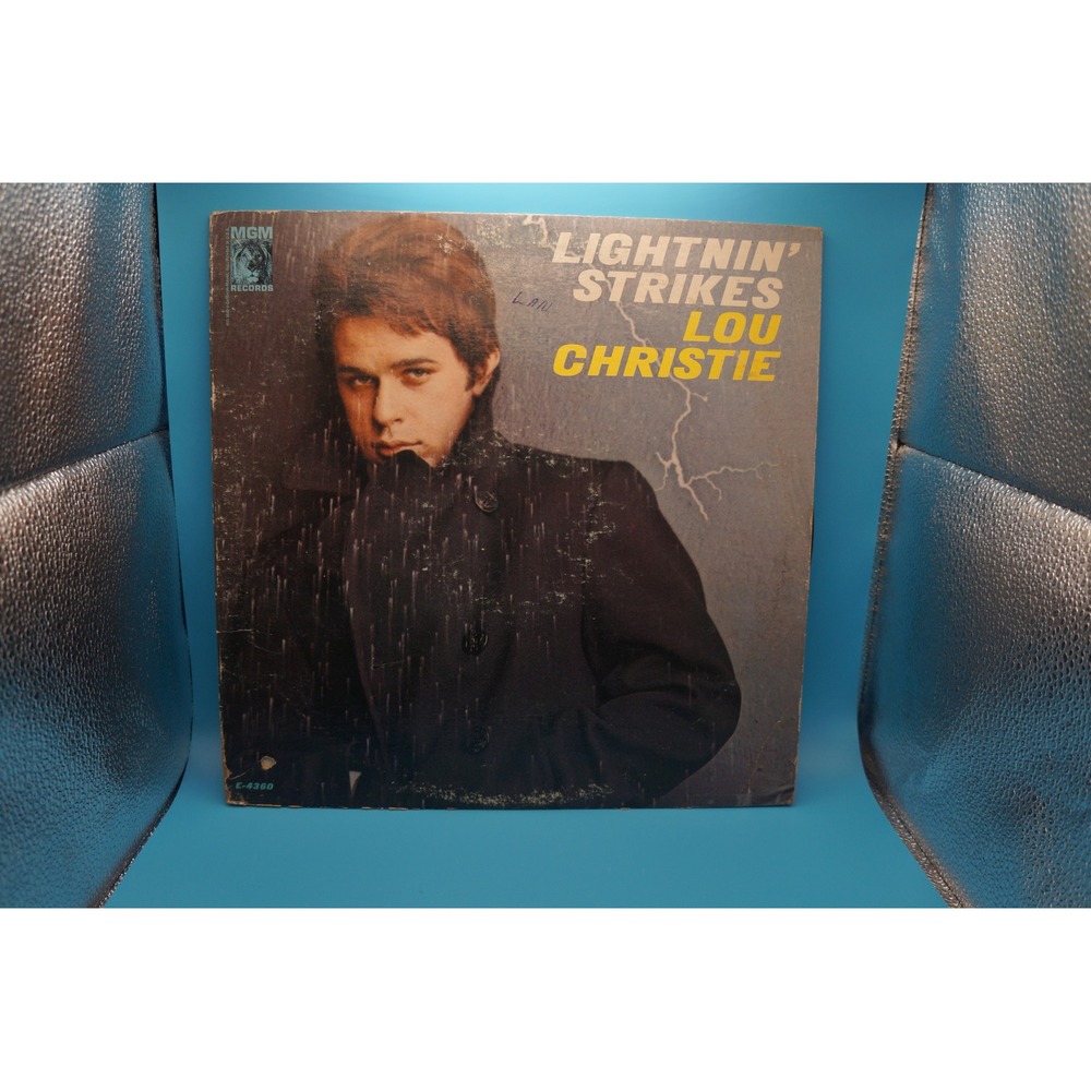 Lou Christie Lightnin' Strikes Vinyl LP 1966 MGM Records E-4360 Pop Rock Album